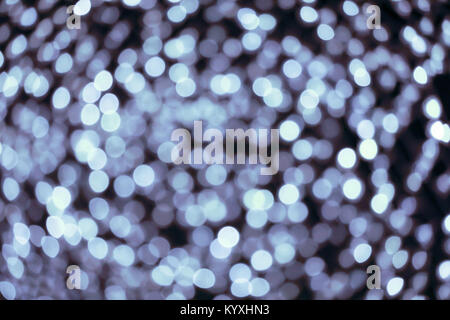 Light bokeh circular from night light for background.Abstract blur bokeh background of city night lights Stock Photo