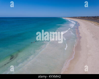 Remote beach near Yanchep, North of Perth, Western Australia Stock Photo