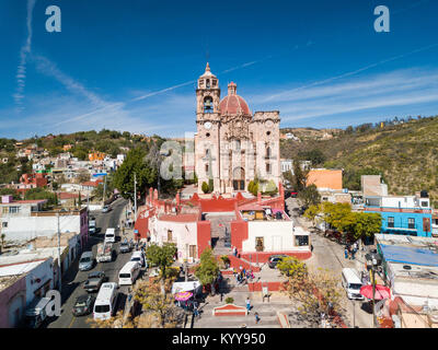 Iglesia de la Valenciana, also known as Templo de San Cayetano, Guanajuato, Mexico Stock Photo