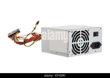 Power supply box for PC Computer. Stock Photo