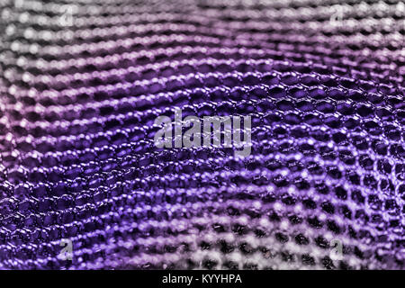 Purple abstract background from mesh. Artistic detail of hexagonal grid. Concept for science, research, technology and industry. Stock Photo