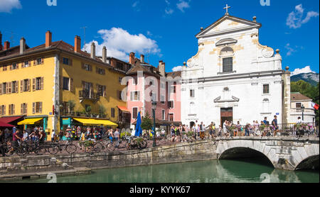 Church of Saint Francis de Sales, Annecy, Lac d'Annecy, Haute Savoie, France, Europe Stock Photo