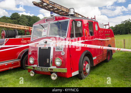 Vintage Fire Engine Cheshire fire service UK Stock Photo: 48940009 - Alamy