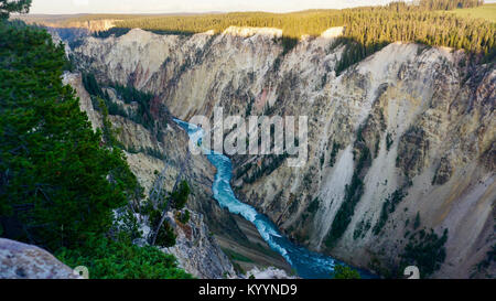 Grand canyon of Yellowstone, Yellowstone Wyoming Stock Photo