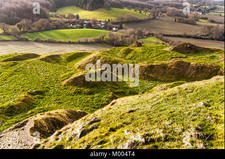 Cley Hill - Warminster- Wiltshire- UK Stock Photo - Alamy