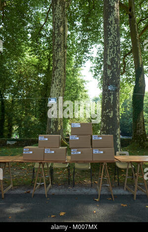 La Foret des Livres - the 22nd annual book and writer fair in the Loire Valley Chanceaux-près-Loches near Loches France - 27th August 2017 Stock Photo