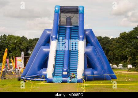 An assualt course at Carfest North in the grounds of Bolesworth Castle, Cheshire, UK. Stock Photo
