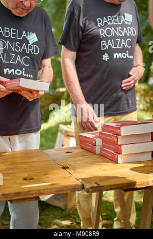 La Foret des Livres - the 22nd annual book and writer festival in the Loire Valley Chanceaux-près-Loches near Loches France - 27th August 2017 Stock Photo