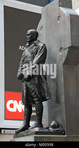 Father Francis Patrick Duffy Monument, Times Square, New York City, New York State, USA. Stock Photo