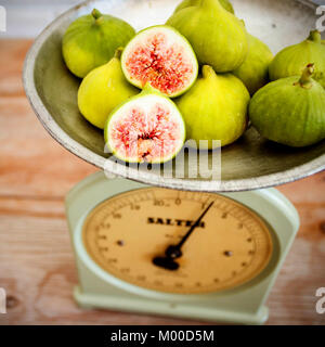 Vintage fig still life Stock Photo