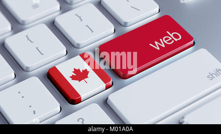 Canada High Resolution Web Concept Stock Photo