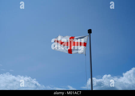 St George's cross flag Stock Photo