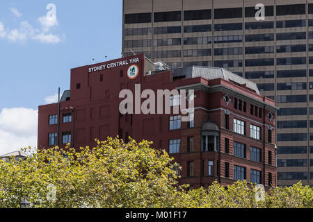 Sydney Central YHA building Stock Photo