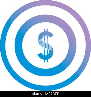 coin vector illustration Stock Vector