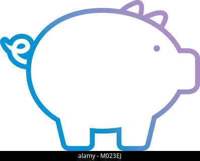 piggy bank design Stock Vector