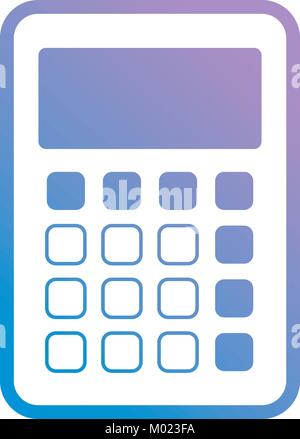 Calculator vector illustration Stock Vector