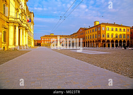 Piazza Roma in Modena Italy Stock Photo