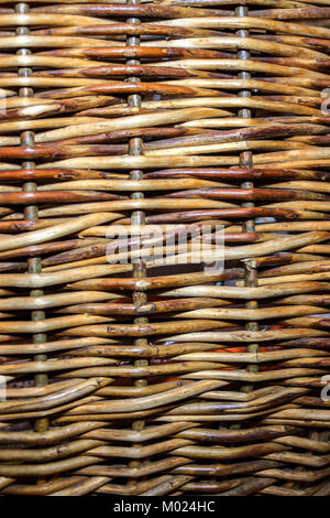 Background woven of willow twigs Stock Photo