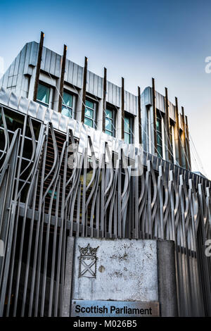 Exterior of the Holyrood Scottish Parliament building in Edinburgh Stock Photo