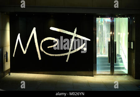 General View of The Met Bar, London. Stock Photo