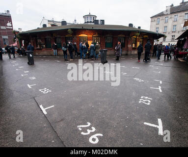 Roundhouse in Plac Nowy square in Krakow. Stock Photo