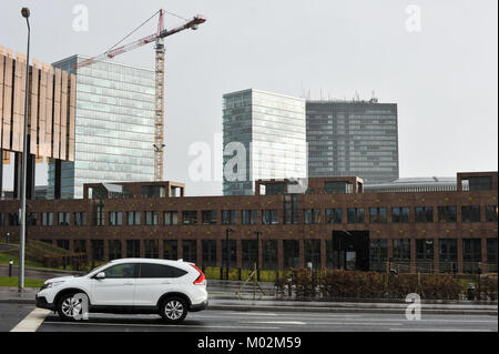 Luxembourg Commercial Center, Kirchberg, Business Center Stock Photo