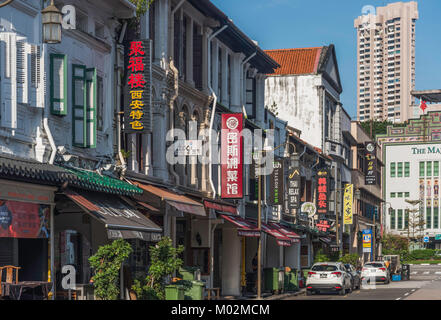 Mosque Street, Chinatown, Singapore Stock Photo