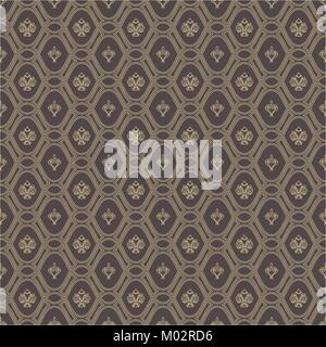 Seamless Vector Pattern With Royal Lily Stock Vector