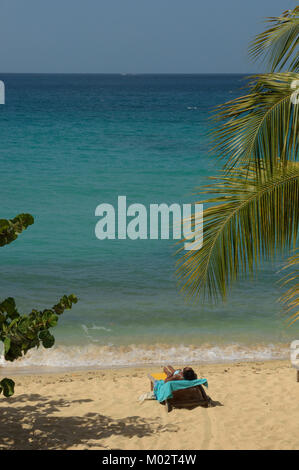 Magazine beach, Grenada, Grenadines, Caribbean Stock Photo