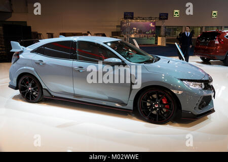 Honda Civic Type R car, side view isolated on white background Stock ...