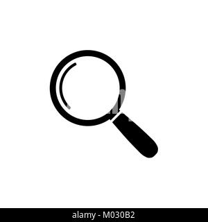 Magnify icon. Magnifying glass sign. Search icon Stock Vector