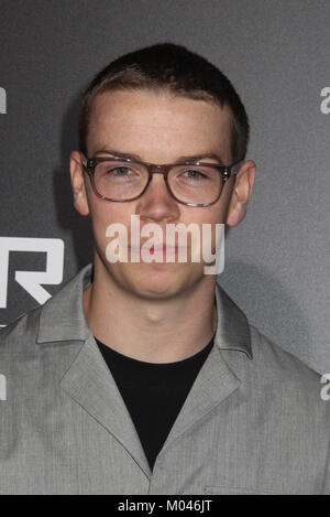 Will Poulter  01/18/2018 Red Carpet Fan Screening of 'Maze Runner: The Death Cure' held at AMC Century City 15 at Westfield Century City Mall in Los Angeles, CA Photo by Izumi Hasegawa / HollywoodNewsWire.co Stock Photo