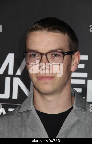 Will Poulter  01/18/2018 Red Carpet Fan Screening of 'Maze Runner: The Death Cure' held at AMC Century City 15 at Westfield Century City Mall in Los Angeles, CA   Photo: Cronos/Hollywood News Stock Photo