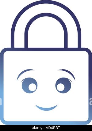 padlock vector illustration Stock Vector