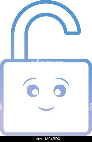 padlock vector illustration Stock Vector