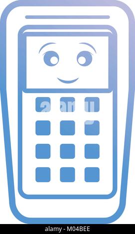 dataphone vector illustration Stock Vector