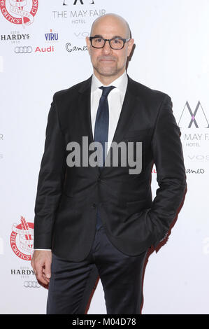 American actor Stanley Tucci attends The London Critics' Circle Film Awards at The Mayfair Hotel in London. 18th January 2015 © Paul Treadway Stock Photo