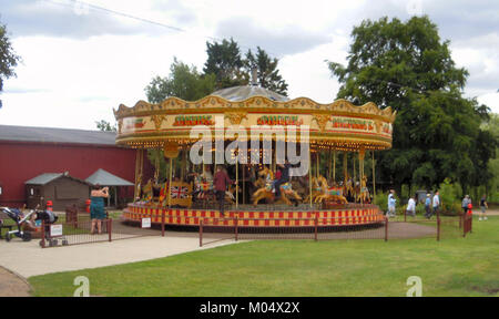 Carousel At Bressingham Stock Photo - Alamy