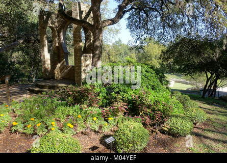 Butler Window - Zilker Botanical Garden - Austin, DSC08852 Stock Photo