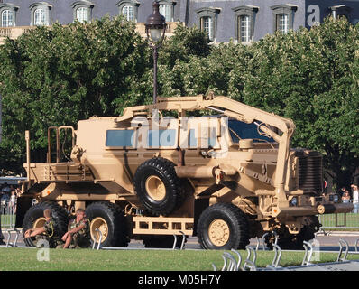 Buffalo MRAP ( Mine Resistant Ambush Protected Vehicle ) Stock Photo