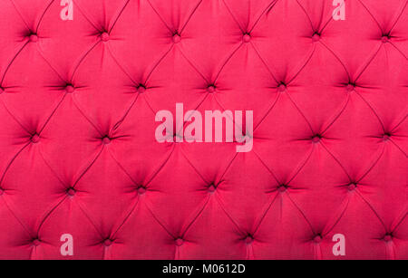 background with bright pink upholstered old-fashioned furniture textile Stock Photo