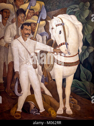 Agrarian Leader Zapata, Diego Rivera, 1931, Stock Photo