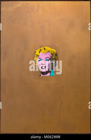 Gold Marilyn Monroe, Andy Warhol, 1962, Stock Photo