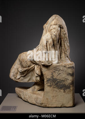Marble statue of a draped seated man from The MET collection ...
