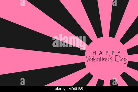 Valentine’s Day greeting card. Web banner. Vector illustration. Stock Vector