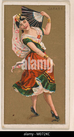 Jarabe, from National Dances (N225, Type 1) issued by Kinney Bros. MET DPB874505 Stock Photo