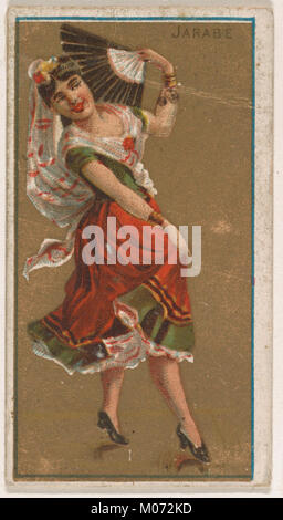 Jarabe, from National Dances (N225, Type 1) issued by Kinney Bros. MET DPB874506 Stock Photo