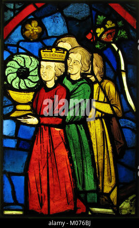 King Louis IX Carrying the Crown of Thorns MET cdi37-173-3 Stock Photo