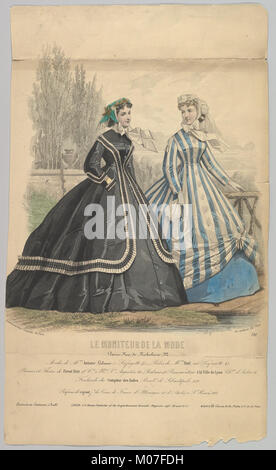 Modes de Mme. Antonie Lalanne, No. 791, from Le Moniteur de la Mode MET DP819131 Stock Photo