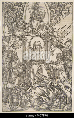 Illustration from Revelations Sancte Birgitte, Koberger Nuremberg 1502 (German Text) MET DP816452 Stock Photo